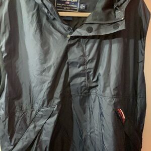 Mens Polo windbreaker navy blue sz XL